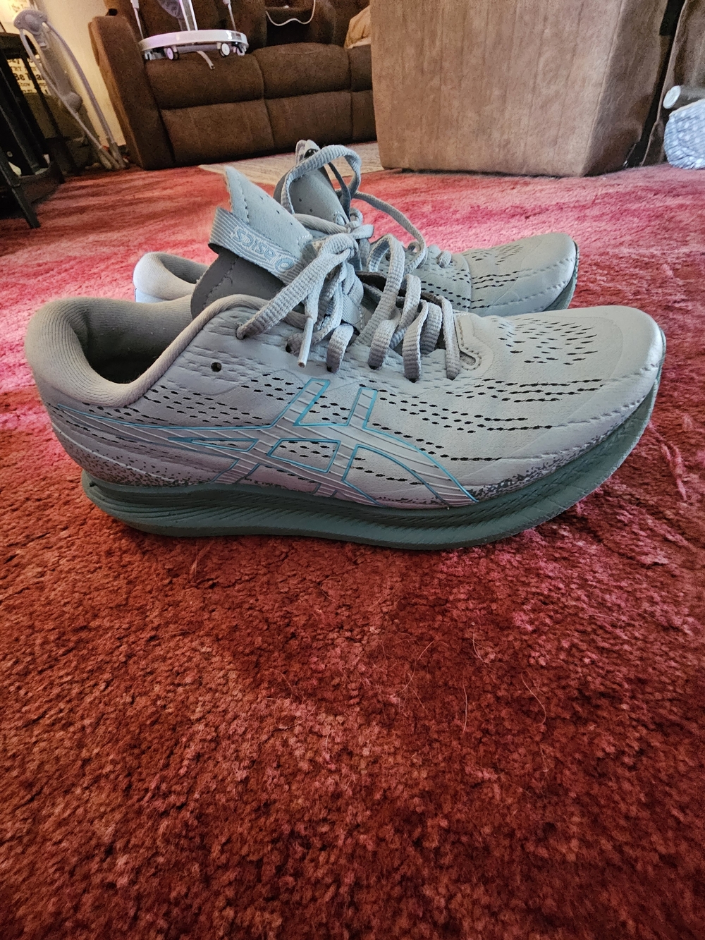 ASICS Women's Light Blue Running Shoes